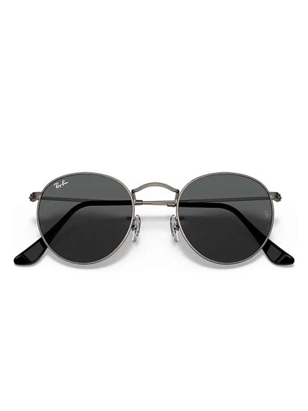 Ray-Ban Round Metal Sunglasses in Black and Silver